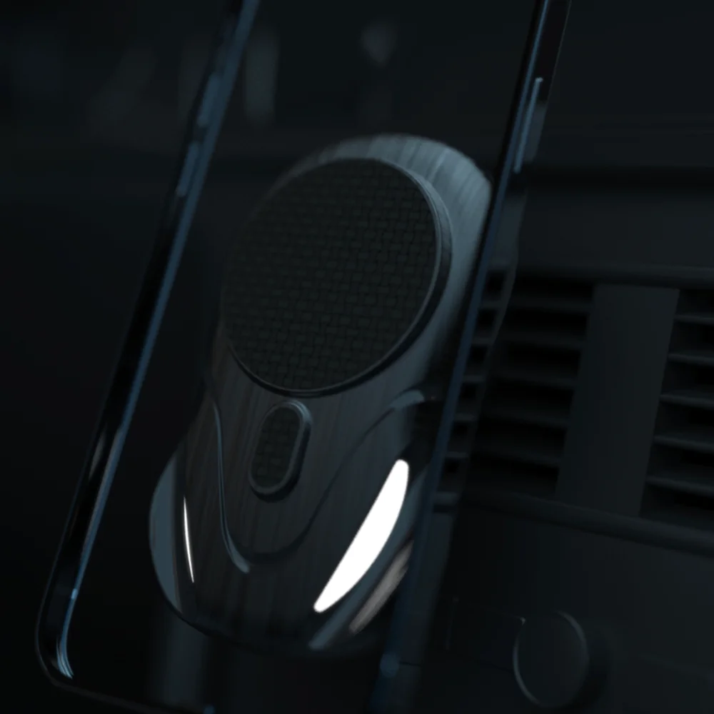 New Navigation Phone Holder 15W Wireless Charger for IOS  i12 And 13 Magsafe Car Magnetic Wireless Fast Charging