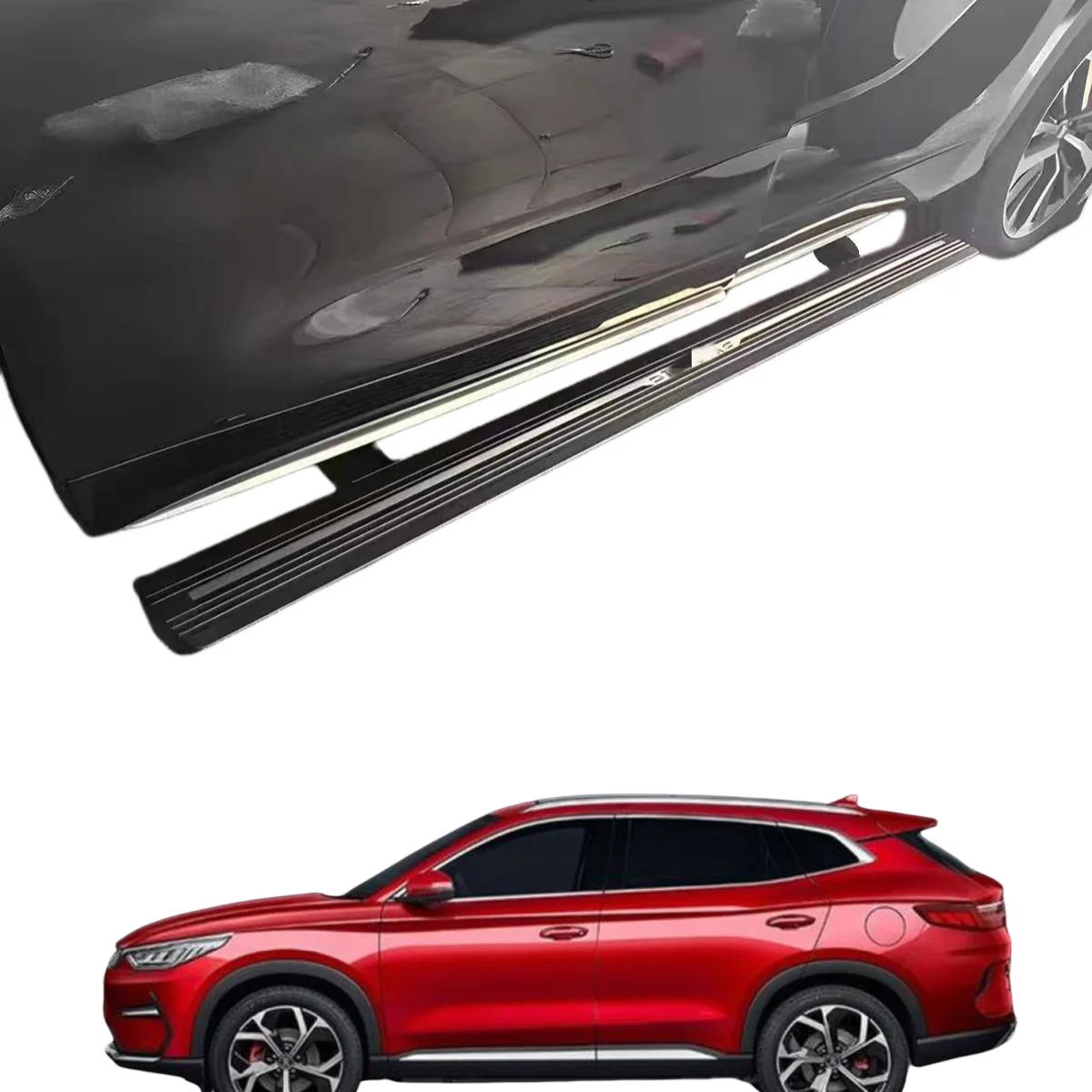 

StlfHot Sale Easy Install Automatic Electric Power Side Step Running Board For BYD SONG PLUS EV 2022+