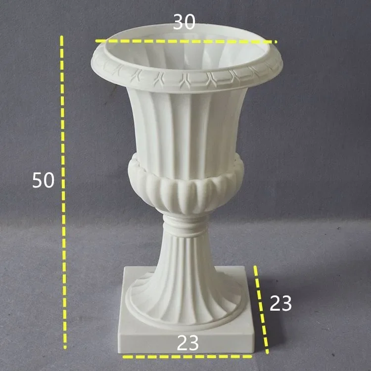 white European Plastic Large Size Vases Party Decorate Ornaments Wedding Celebration Photograph Originality Background Prop