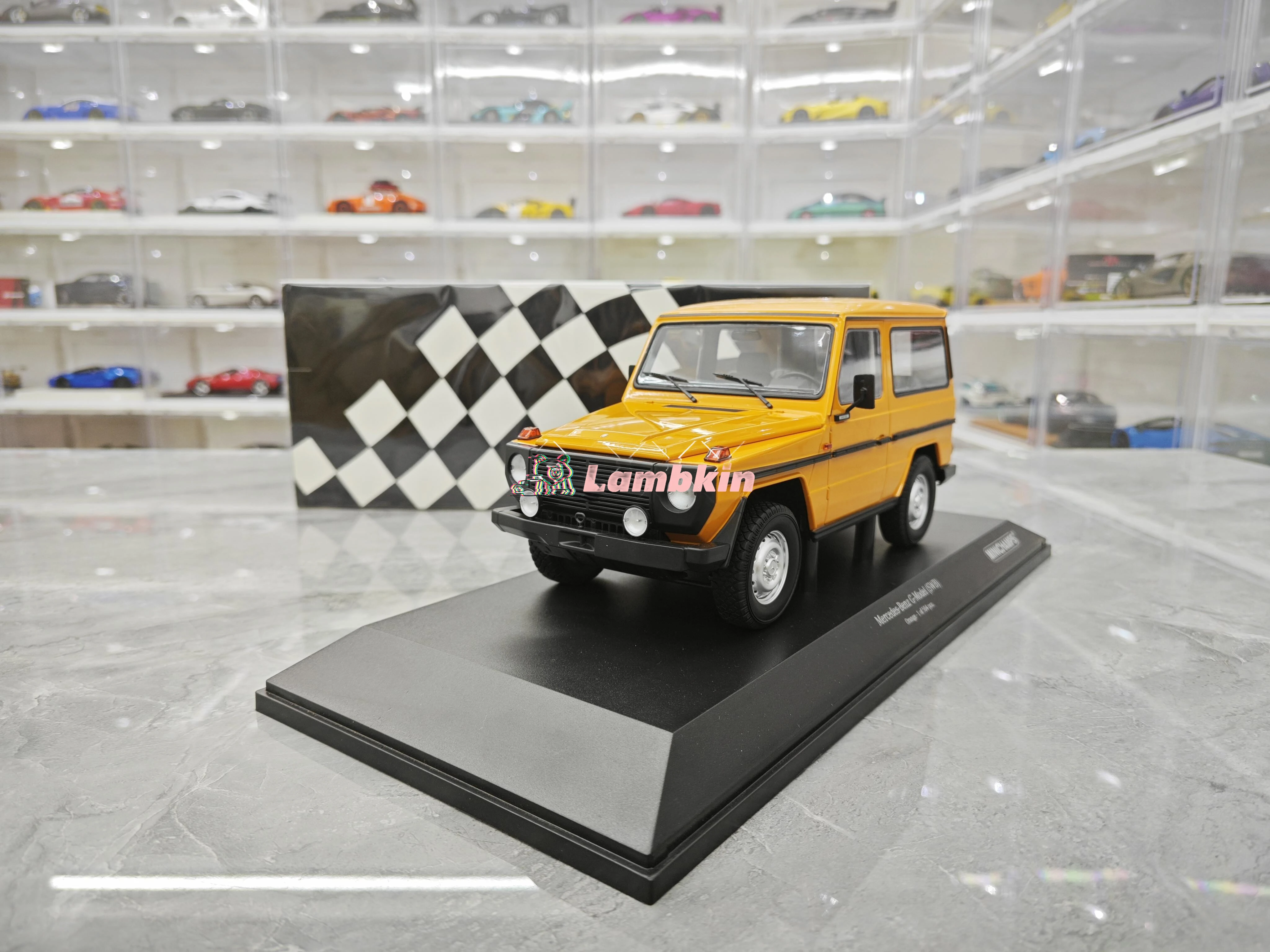 MINICHAMPS 1:18 For Benz Big G MODEL LONG W460 Simulation Alloy Metal Car Model Collection