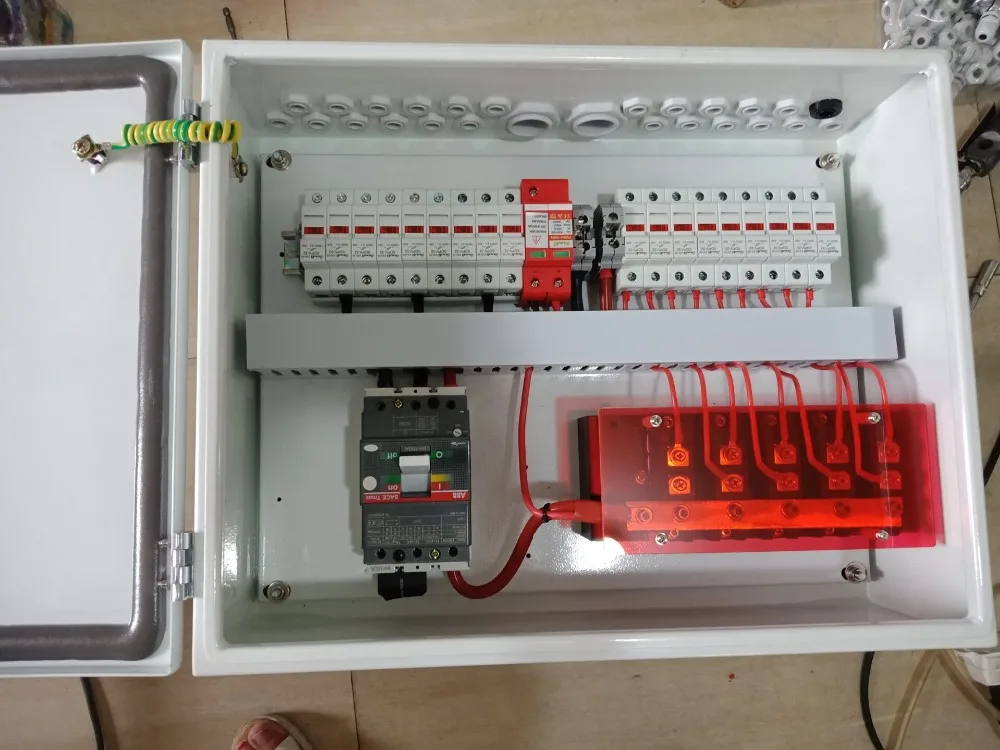 10 string combiner box DC electrical  for 1000V dc off grid system