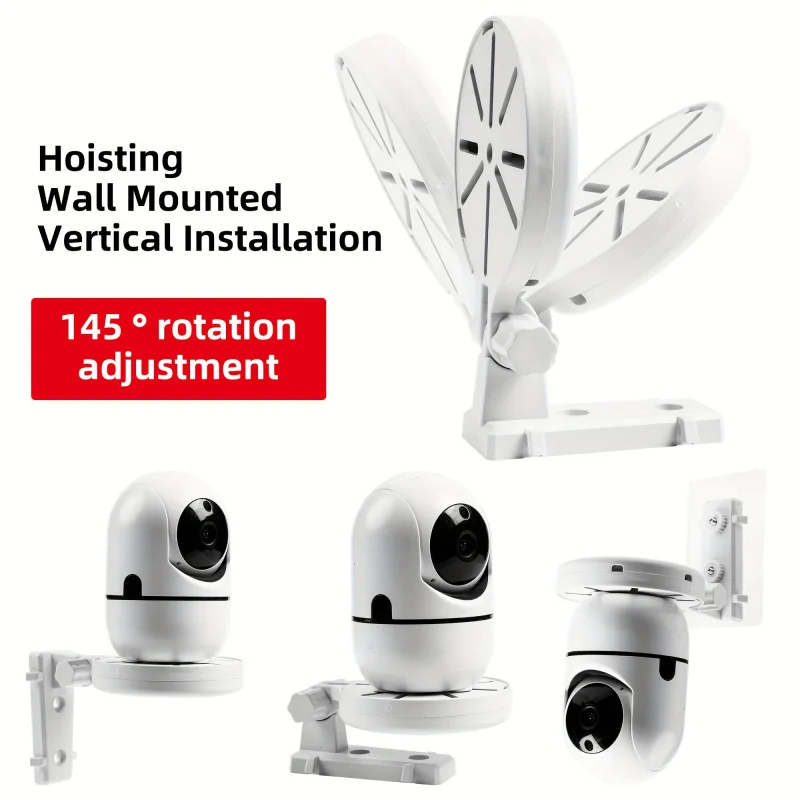mount brackets for security cameras that can be adjusted, made of ABS material, suitable for indoor/outdoor CCTV dome cameras,