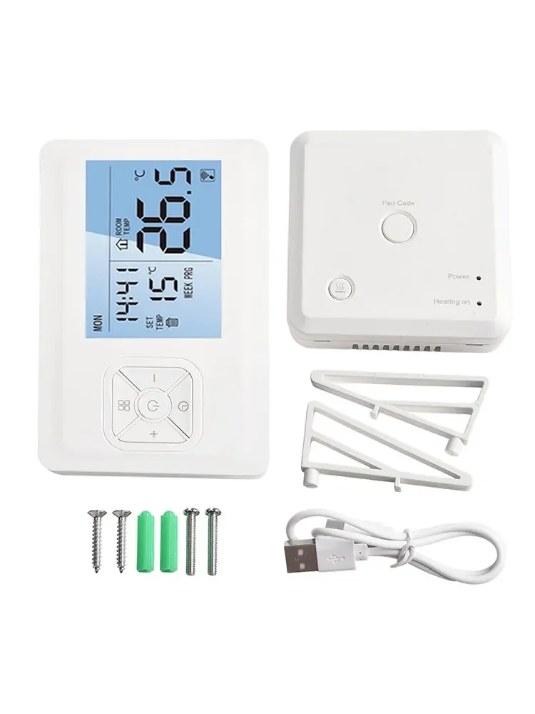 Wireless Thermostat Wall-mounted Water Floor Heater Furnace Thermostat Mobile Phone APP Remote Control Home Safety