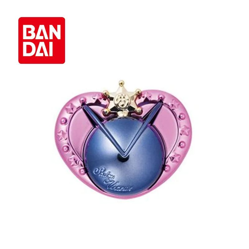 BANDAI Sailor Moon figurki Model Tsukino Usagi lustro kosmetyczne transformator kapsułka zabawki w półce oryginalna ozdoba