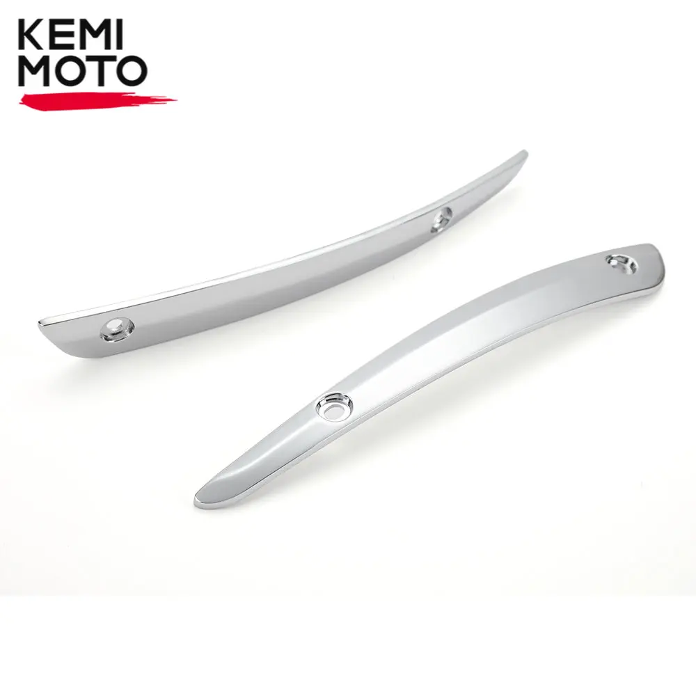 KEMIMOTO Motorcycle Chrome Windshield Side Trim For Hraley for Touring Road Glide Ultra FLTR FLTRU FLTRX FLTRXS 2015-2021 2018