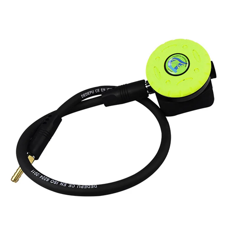 DEDEPU 1 Set of Diving Breathing Regulator Diving Secondary Head Breathing Valve Decompression Valve Diving Respirator-Green