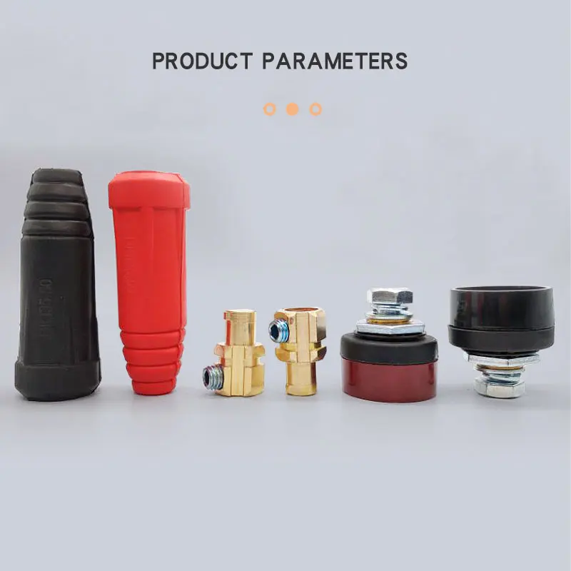 4PCS DKJ10-25 Welding Machine Quick Fitting TIG DKZ10-25  Welding Cable Panel Connector Socket Set Quick Fitting
