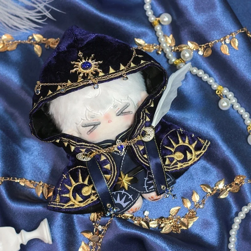 

Cotton Doll Clothes 10cm Temple Priest Doll Clothes Satin Cloak High-Quality Design Exquisite Southeast Asian Nordic Style