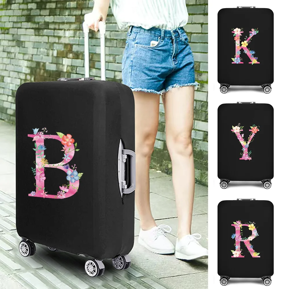 Travel Elastic Luggage Protective Cover Fashion Case Suitcase Fit 18