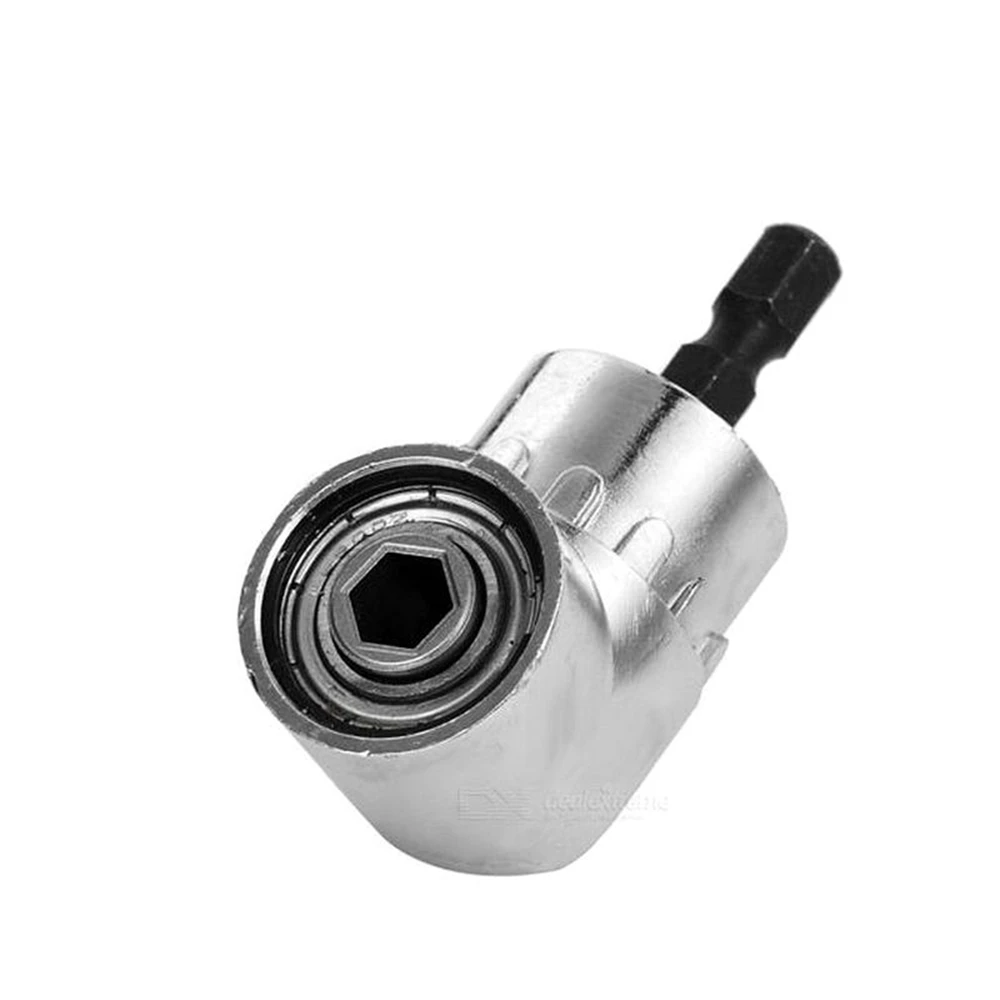 Ajustável Hex Broca Ferramentas, 105 Graus Angle Driver, Chave de fenda Socket Holder Adaptor, 1/4 \