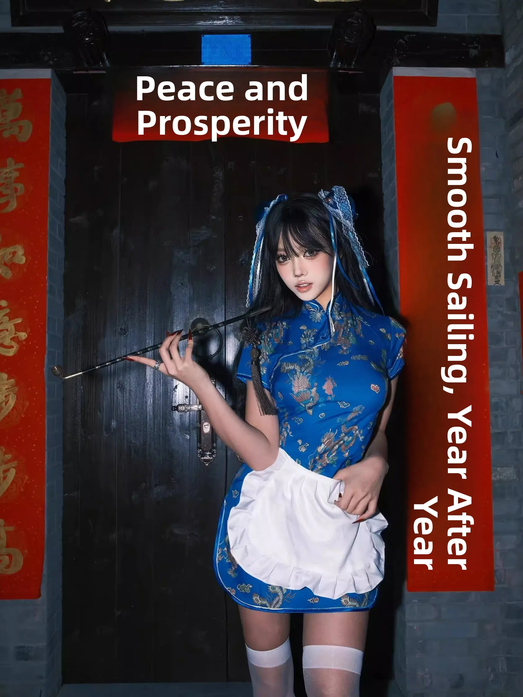 Nowy chiński strój Sle Dr loween Cisas Cosplay orm Soft Girl Maid Skirt ort do noszenia na co dzień