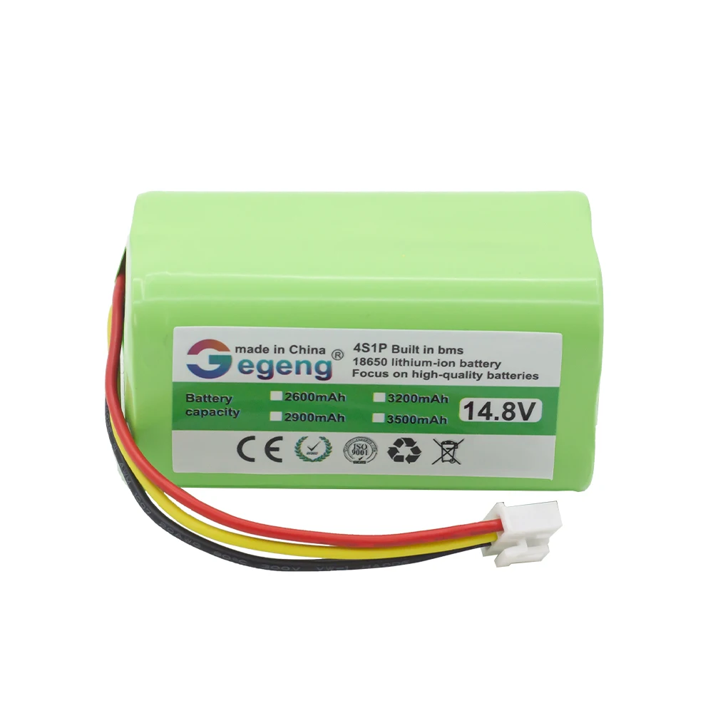 Gegeng 14.8V 2600mAh akumulator do Liectroux C30B E30B, do Proscenic 800T, 830P, 820P, 820T, 820S odkurzacz Li-ion 14.4V