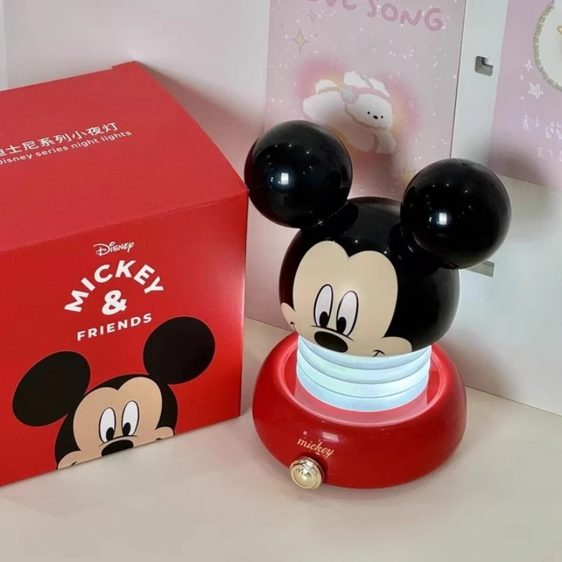 

Mickey Spring Nightlight Bedroom Headboard Ornament USB Charging Fun Ornament Desktop Decoration Creative Brithday Gift