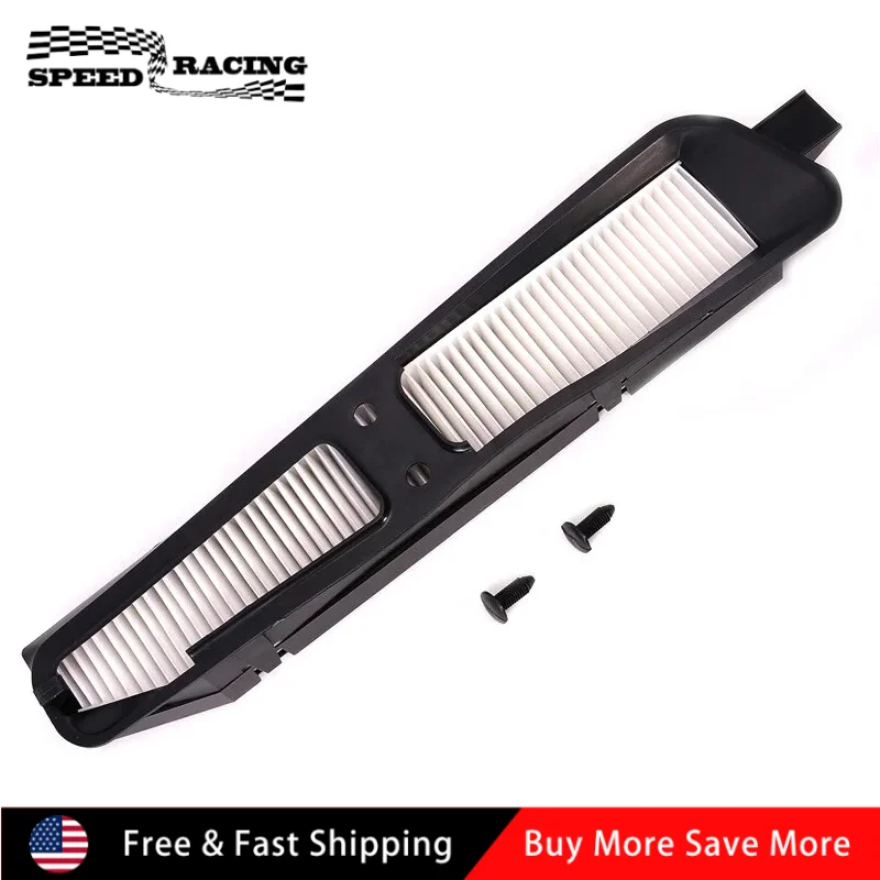 82208300K 82208300 ABS Chrome Cabin Air Housing and Filter Kit For 1999-2010 Jeep Grand Cherokee Easy Installation Black