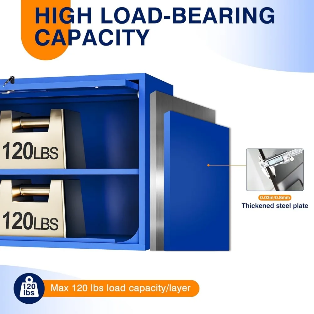 Настенный металлический шкаф для хранения вещей с дверцами и полками — решения для хранения гаражных инструментов для организации