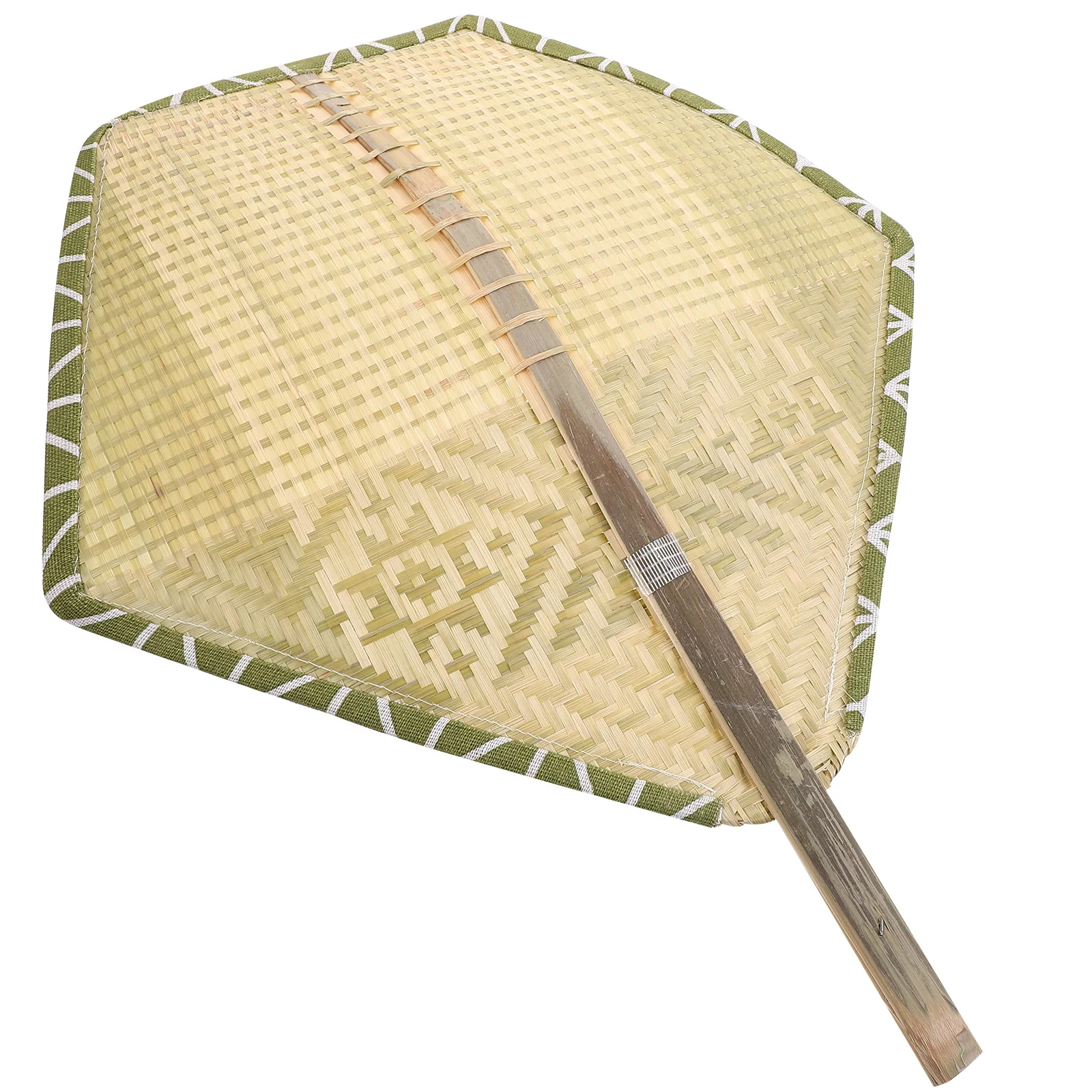 

Handmade Bamboo Woven Fan Portable Summer Cooling Hand Fan for Home Decor Office Use and Dance Props Bamboo Weaving Fans