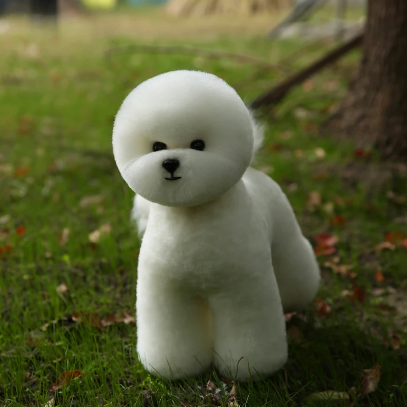 Bichon Full Body Hair Wig for Grooming Practice( wig only  no modle) | Realistic Dog Hair Training Tool for Pet Stylists