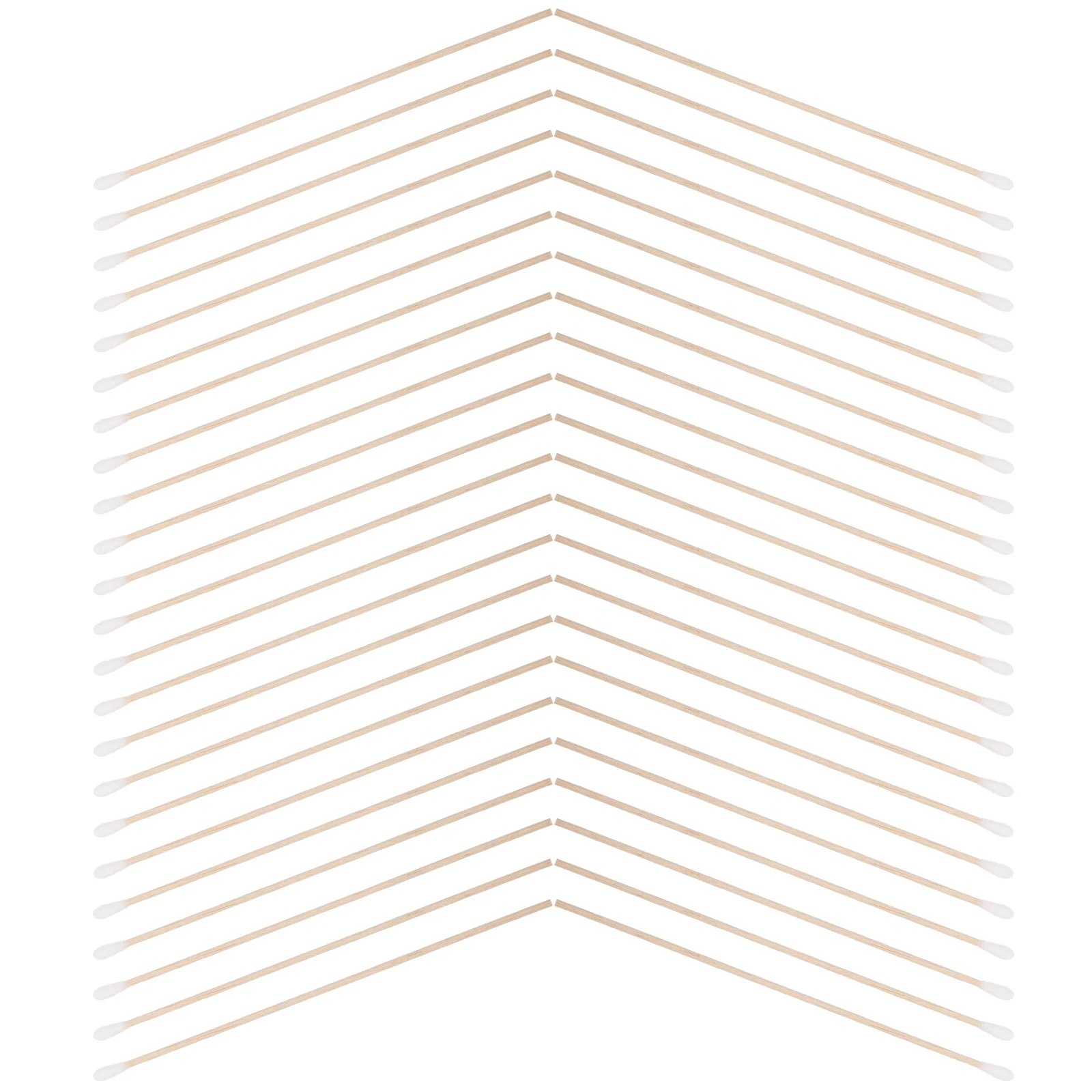 

100Pcs Dust-Free Cotton Buds Long Wooden Handle Sturdy Safe Ear Cleaning Makeup Removal Medical Cotton Swabs Wound Care