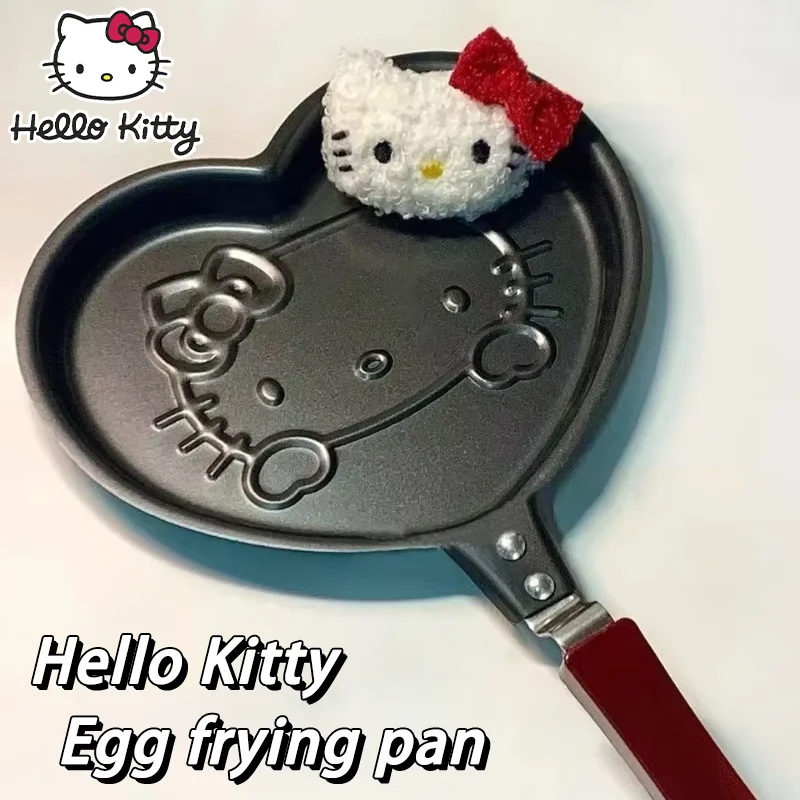 Kawaii Hello Kitty Mini Koekenpan Cartoon Mickey Kinderen Ontbijt Camping Non Stick Omelet Pan Thuis Outdoor Camping Geschenken