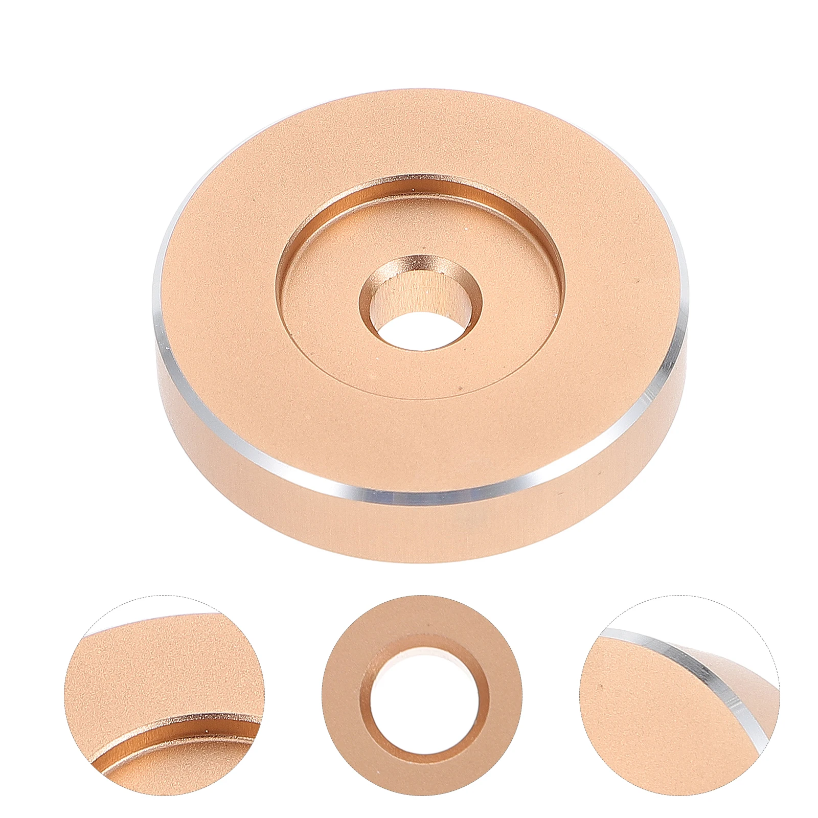 

Vinyl Record Adapter Accessories for Turntable Metal Player Needle Replacement Parts Adapters