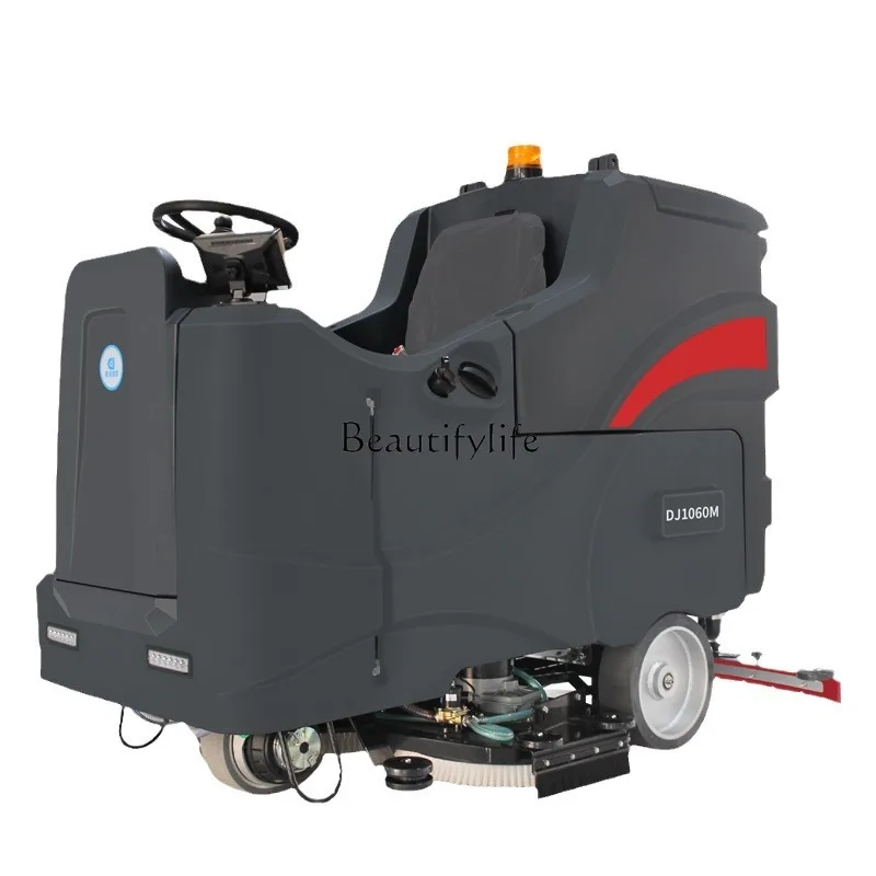 05Commercial large drive-by washing machine cleaning and sanitation electric tractor