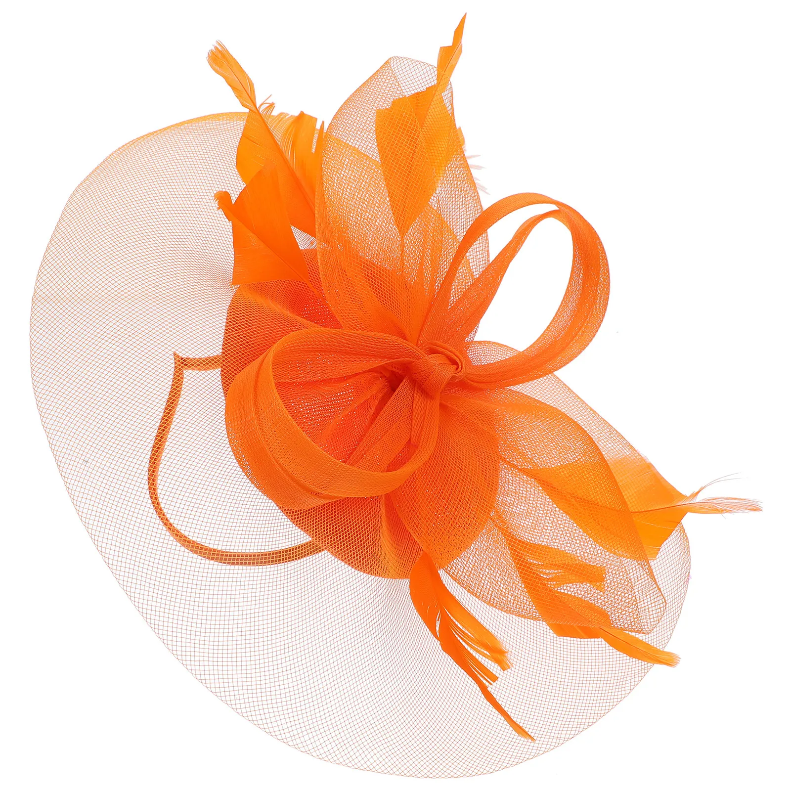 

Fascinator Headband for Women Tea Party Wedding Bride Headdress Lightweight Mesh Design Chic Decorative Hair Accessory