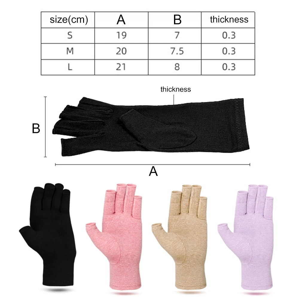 1 Pair Arhtritis Gloves - Compression Gloves for Women &Men - Carpal Tunnel Gloves for Raynauds Syndrome, Rheumatoid Pain Relief