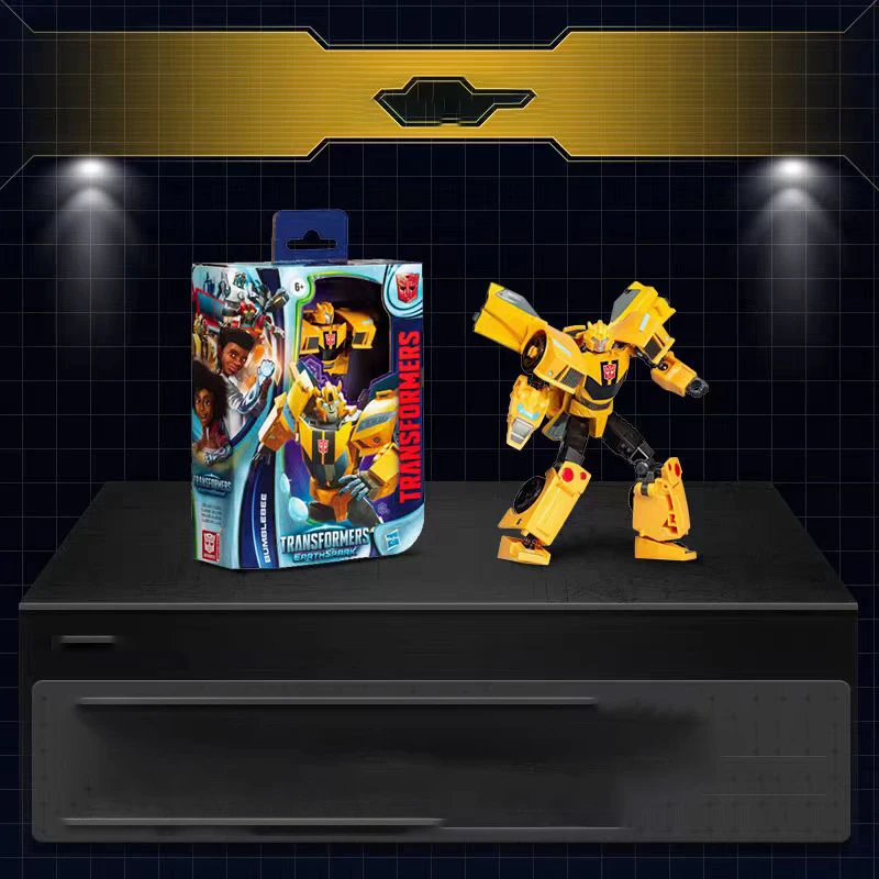 Hasbro Transformers: Earthspark Bumblebee Shockblast Megatron colección de juguetes de regalo para niños modelo de figura de acción en stock