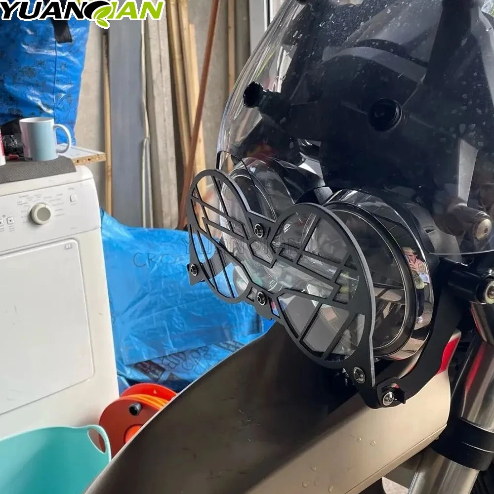 For Moto Guzzi V85TT T5-5754 Motorcycle Accessories Headlight Grille Guard Cover Protection 2019-2023 2024 2025 2026