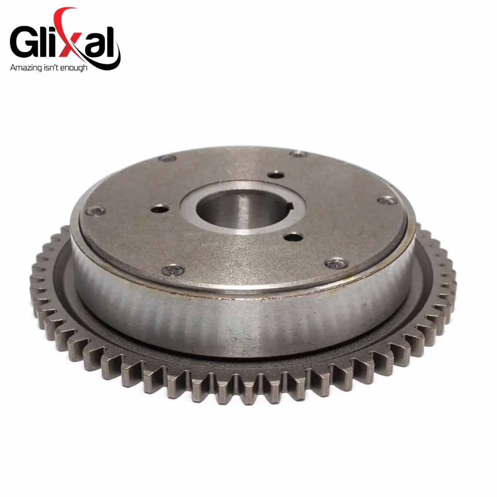 Glixal GY6 125cc 150cc Starter Motor One way Clutch 152QMI 157QMJ Chinese Scooter ATV Go Kart Quad Engine (3 Sprags)