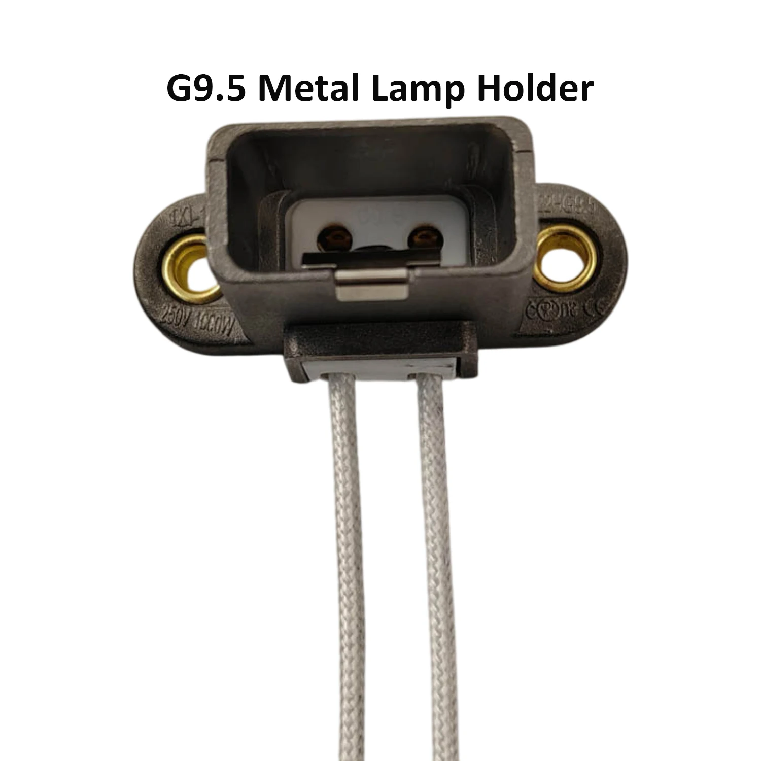 Ceramic Lamp Holder Base for Stage & Marine Bulbs - Compatible with GY16/GX9.5/GY9.5/GX16D/G38/GY22/G15 Bulb Models