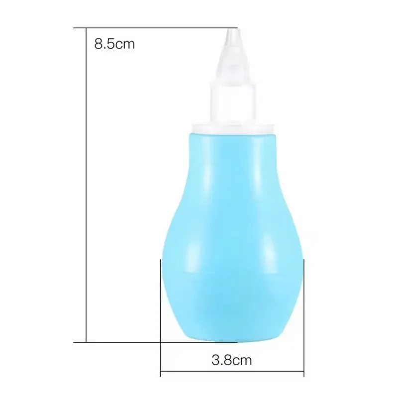 New Born Silicone Kids Safety Nose Cleaner Manual Snot Vacuum Suction Soft Children Nasal Aspirator Baby Care Accessory