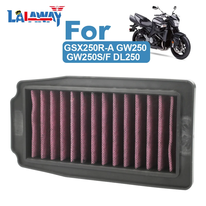 

Motorcycle Air Filter Motor Bike Intake Cleaner For Suzuki GSX250R-A GW250 GW250S/F DL250, Air Filter