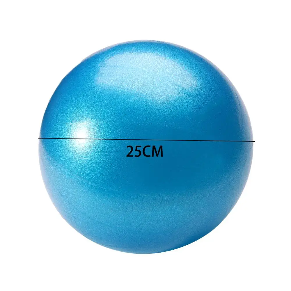 25 ซม.ลูกบอลพิลาทิส Smooth GYM TRAINER ป้องกันการระเบิดการฝึกอบรม BALANCE Ball การออกกําลังกายลูกบอลโยคะทางกายภาพ Fitness Ball