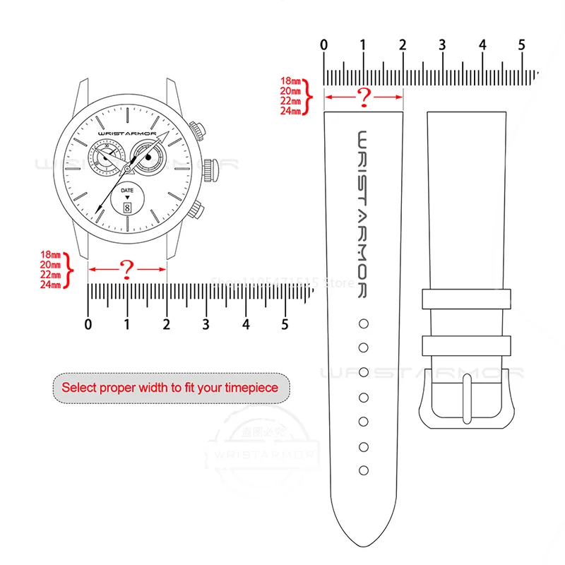 18mm/20mm/22mm/24mm Nylon Strap for Men Women Black Band Stainless Steel Buckle Sport Waterproof Durable Wristband + Tool