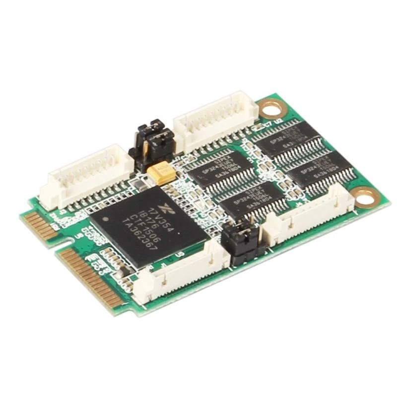 F3KE PCI-E MINI CARD ถึง RS232 4 พอร์ตอนุกรมการ์ดขยาย XR17V354 เกรดย่อย