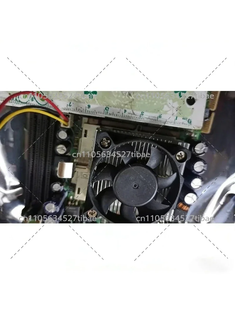 New Original 3Pin Silent CPU Radiator Cooling Fan 370 Fan Heat Sink with Silicone for Computer Hardware Cooling