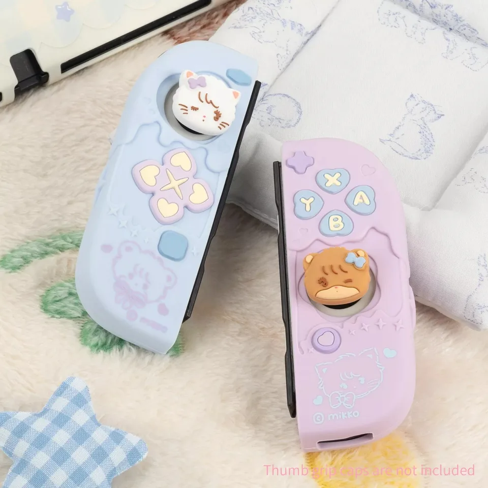Geekshare-Nintendo Switch用のMikko保護ケース,ジョイコンカバー,サム