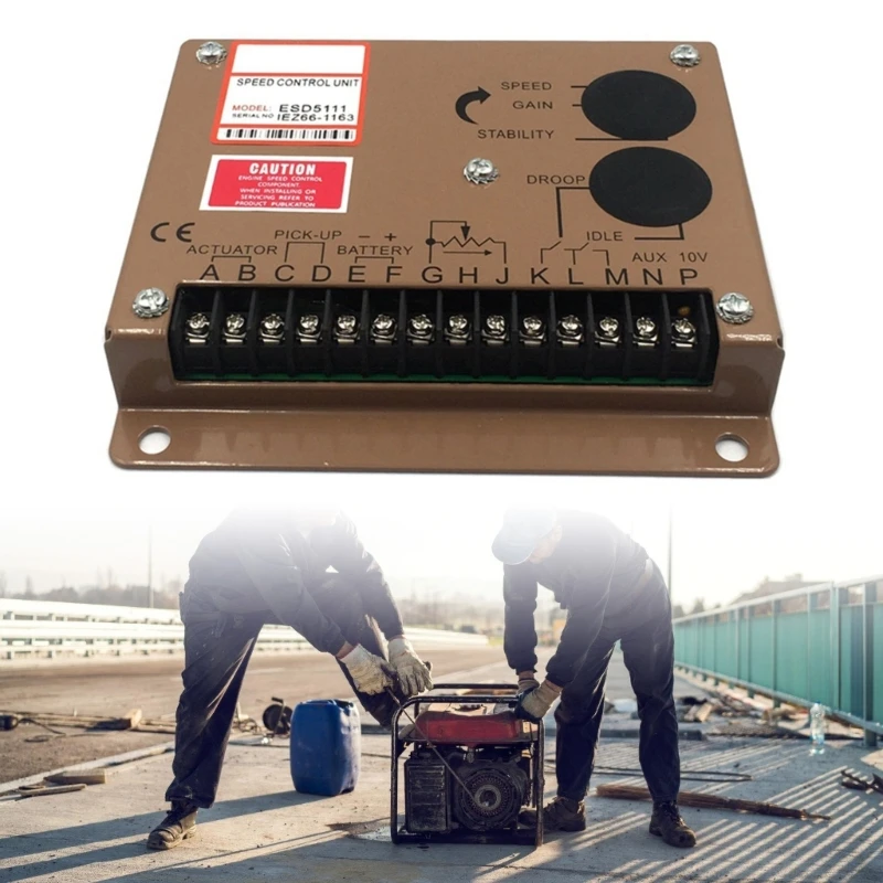 2025 New Engine Speed Controller Metal+Plastic ESD5111 High Performances Suitable for Generator Efficiency, Improved Power