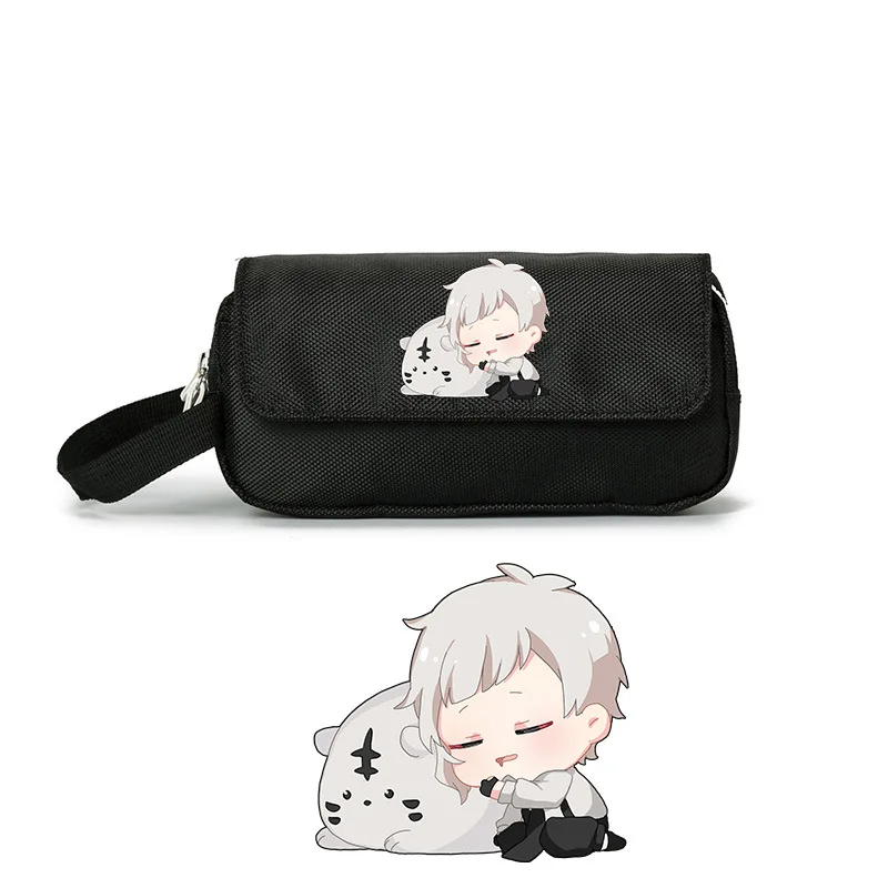 Dazai Osamu Gogol Margaret Mitchell Popular Anime Stationery Box Large Capacity Pencil Case School Supplies Pretty Stationery