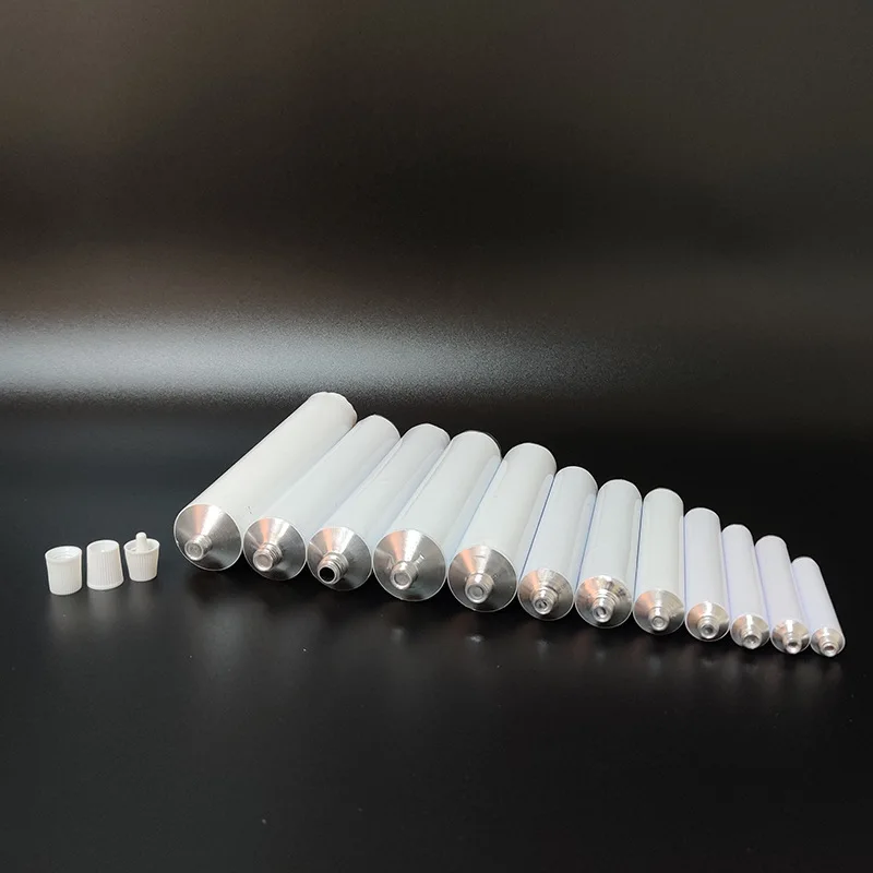 60pcs 10ml 15ml 20ml 30ml Aluminum Empty Toothpaste Tubes with Cap Unsealed