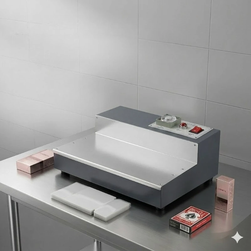 

CW-115 Manual 3D Wrapping Machine Small Film Wrapping Machine Hand-Operated Cigarette Film Wrapping Machine