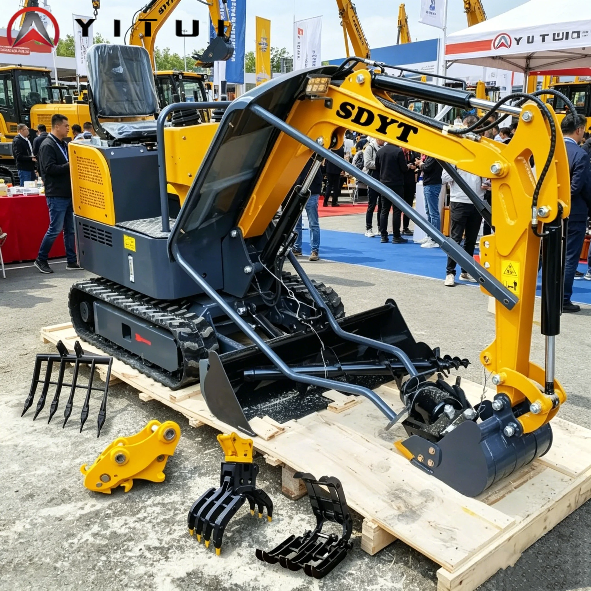 

Customized 1.2 Ton Mini Excavator Kubota Engine High Quality CE Certified User-Friendly Operation Small Digger For Global Buyers