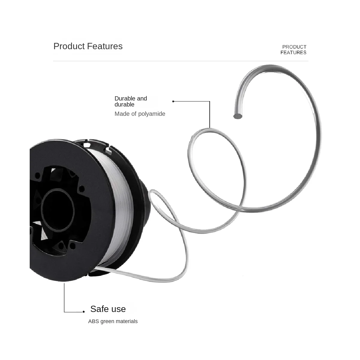 مجموعة غطاء وربيع لجزازة العشب ، بكرة حبل القص ، رأس القص ، 136-/682378-02 بكرة ، اكسسوارات