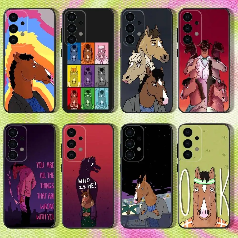 

Phone Case For Samsung S25,S24,S21,S22,S23,S30,Ultra,S20,Plus,Fe,Lite,Note,10,9,5G Cool B-Bojack H-Horseman Black Cover