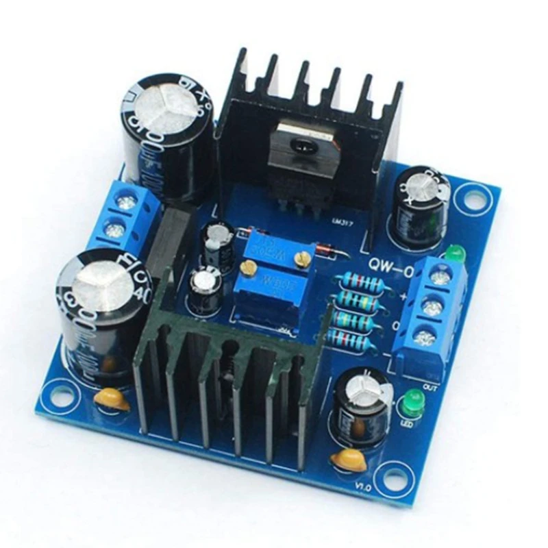 LM317 LM337 Positive And Negative Dual Power Adjustable Power Supply Board Finished Board