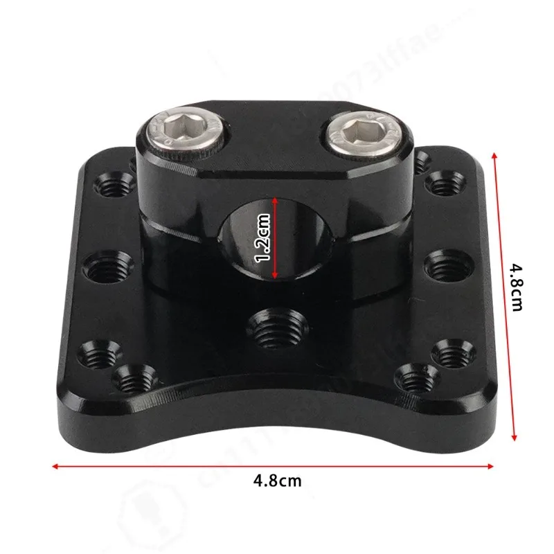 12mm Motorbike Navigation Bracket Clamp Code AMP Model GPS Mount Fixed Holder Motorcycle Accessories