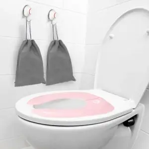 Tragbarer klappbarer Reise-Toiletten sitz für Kinder mit rutsch festem Töpfchen sitz aus Silikon für Kleinkinder, Jungen und Mädchen