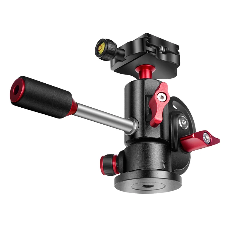 

Q12 Ball Head with Handle 360° Panorama Camera Tripod Head 6kg Load Mount 1/4 Screw Adapter for Digital Dslr Camera Panhead