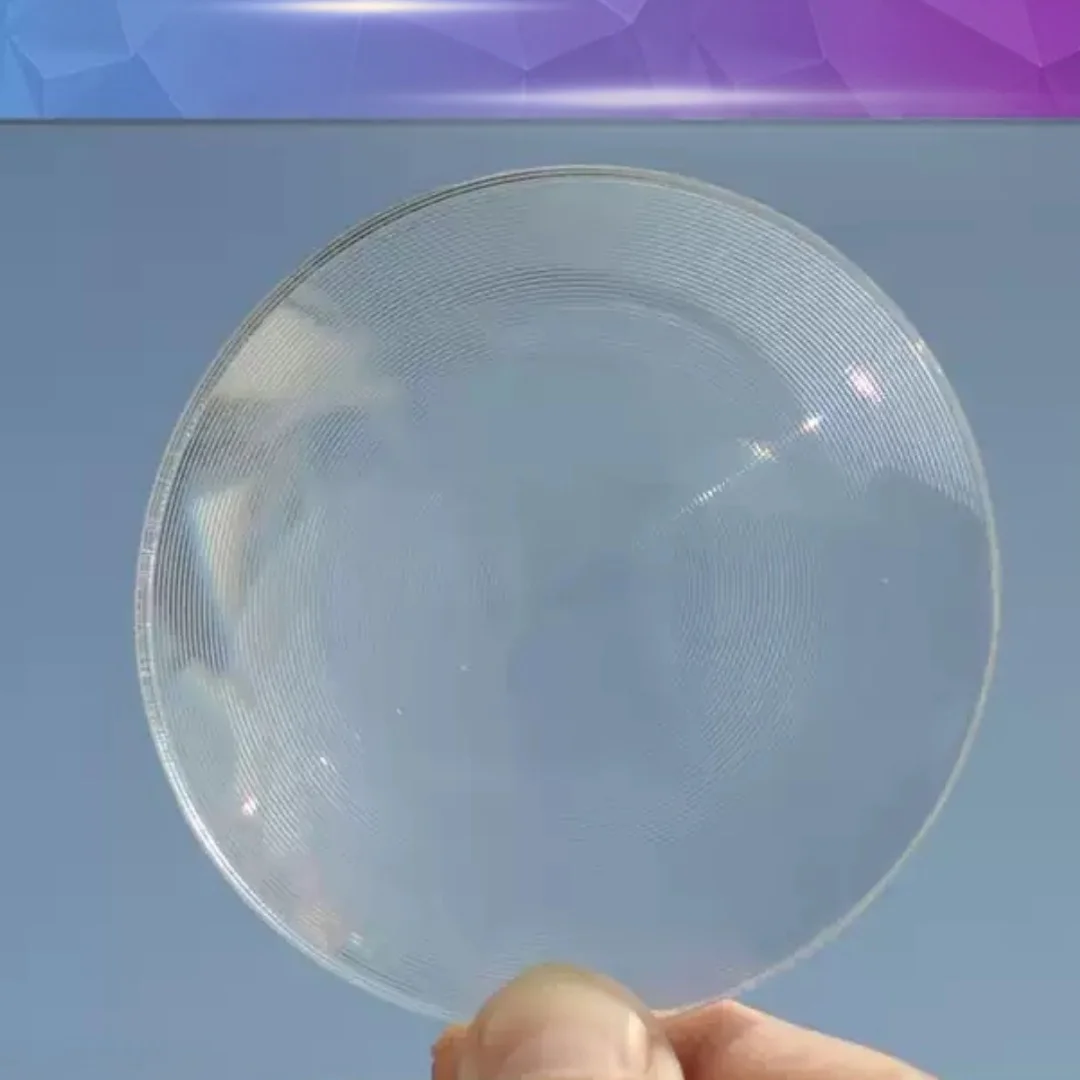 70/80/90/100mm Runde Fresnel-Linse Optischer PMMA-Rundlinsen-Kondensor mit Gewinde für LED-Lichtfokussierung Projektor Bildgebung VR-Headset-Gerät